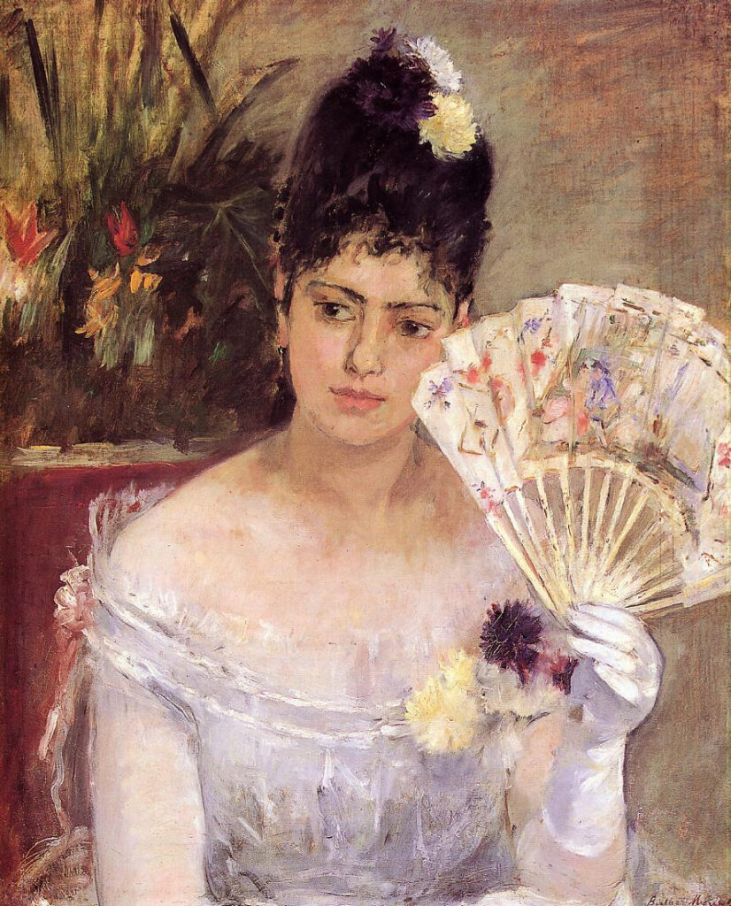 Berthe Morisot, młoda dziewczyna na balu.