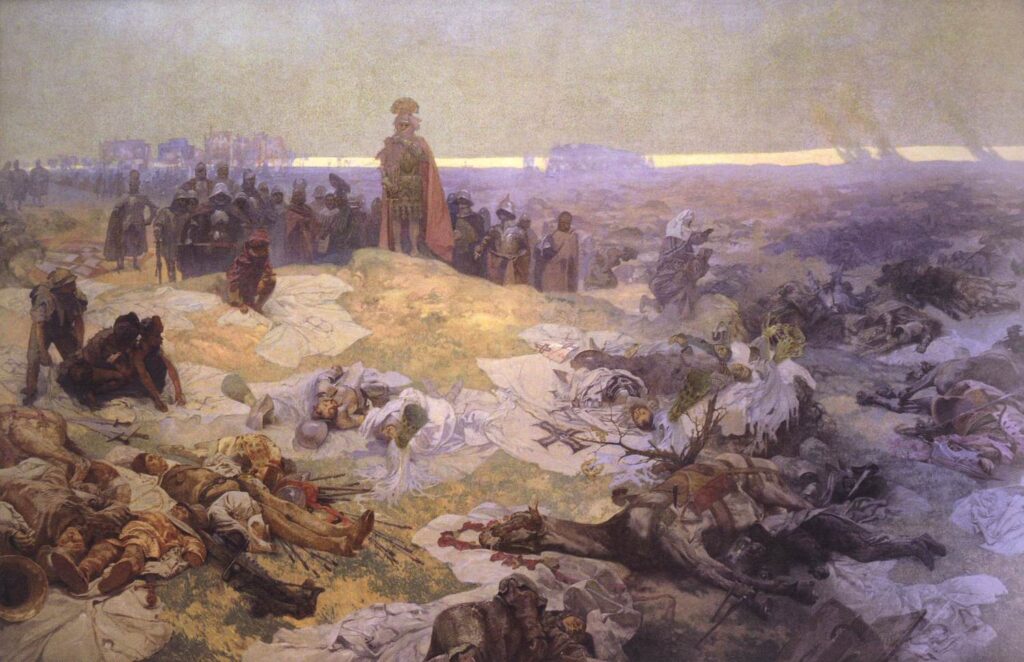 After_the_Battle_of_Grunwald_-_Alfons_Mucha