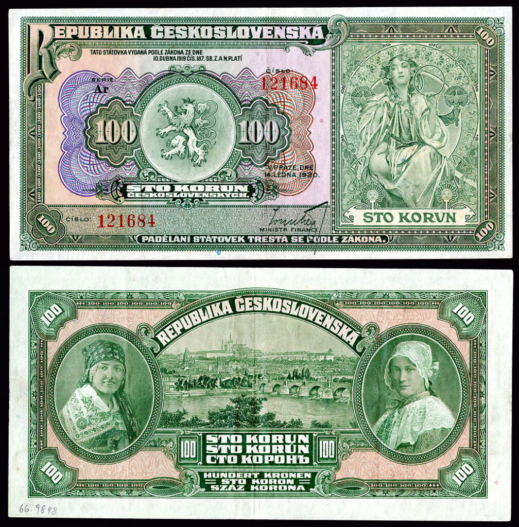 CZE-17-Republika_Ceskoslovenska-100_Korun_(1920)