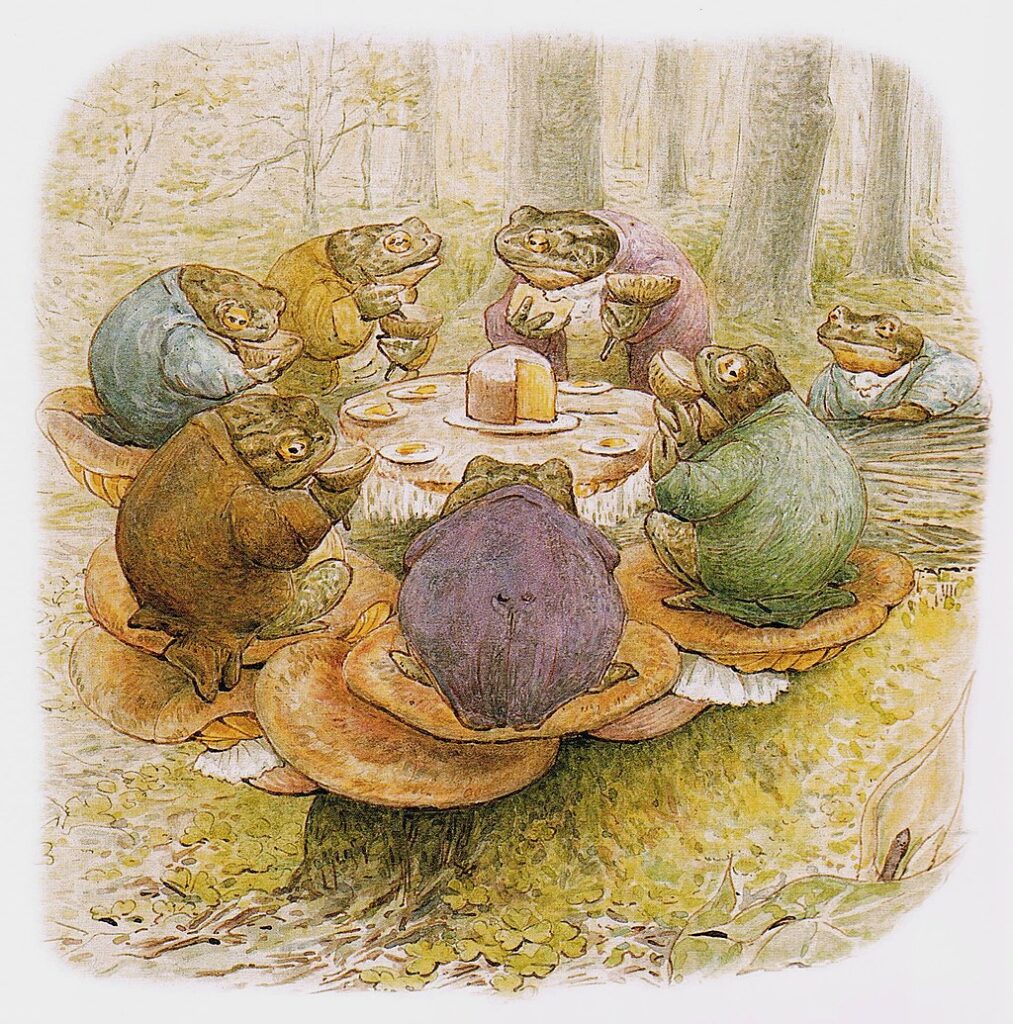 Beatrix_Potter_'Toads_Tea-party'_c.1905_Bk_of_Rhymes_(1917)
